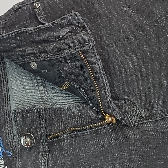 NWOT STYLE & CO BLACK TUMMY CONTROL BOOTCUT JEANS - Picture 5 of 16